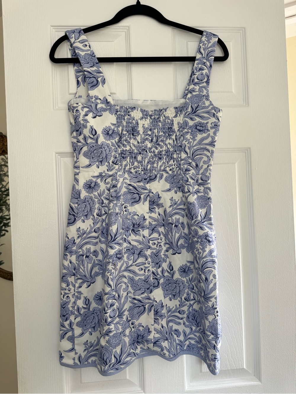 Hyacinth House Blue French Floral Laura Mini Dress - Picture 4 of 4